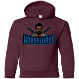 Sweatshirts Maroon / YS Horse Lords Youth Hoodie