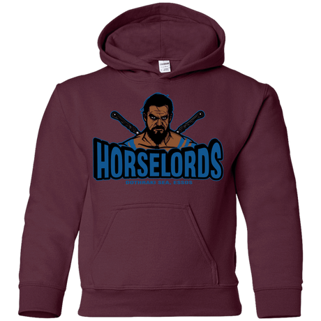 Sweatshirts Maroon / YS Horse Lords Youth Hoodie