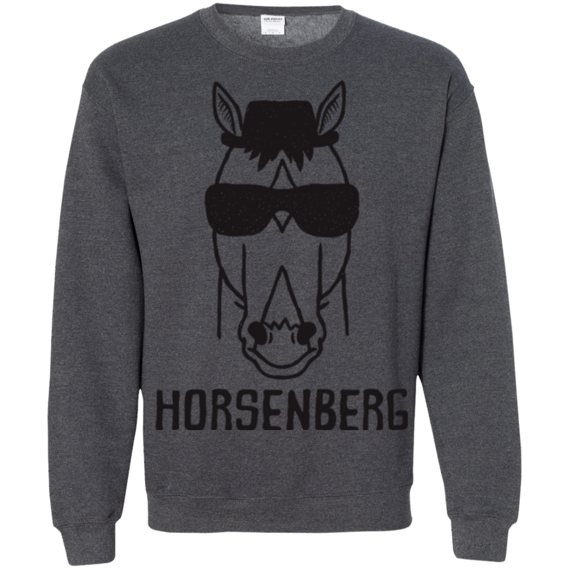 Sweatshirts Dark Heather / S Horsenberg Crewneck Sweatshirt