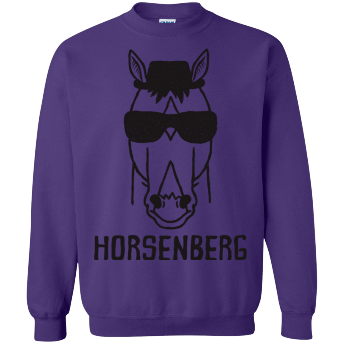 Sweatshirts Purple / S Horsenberg Crewneck Sweatshirt