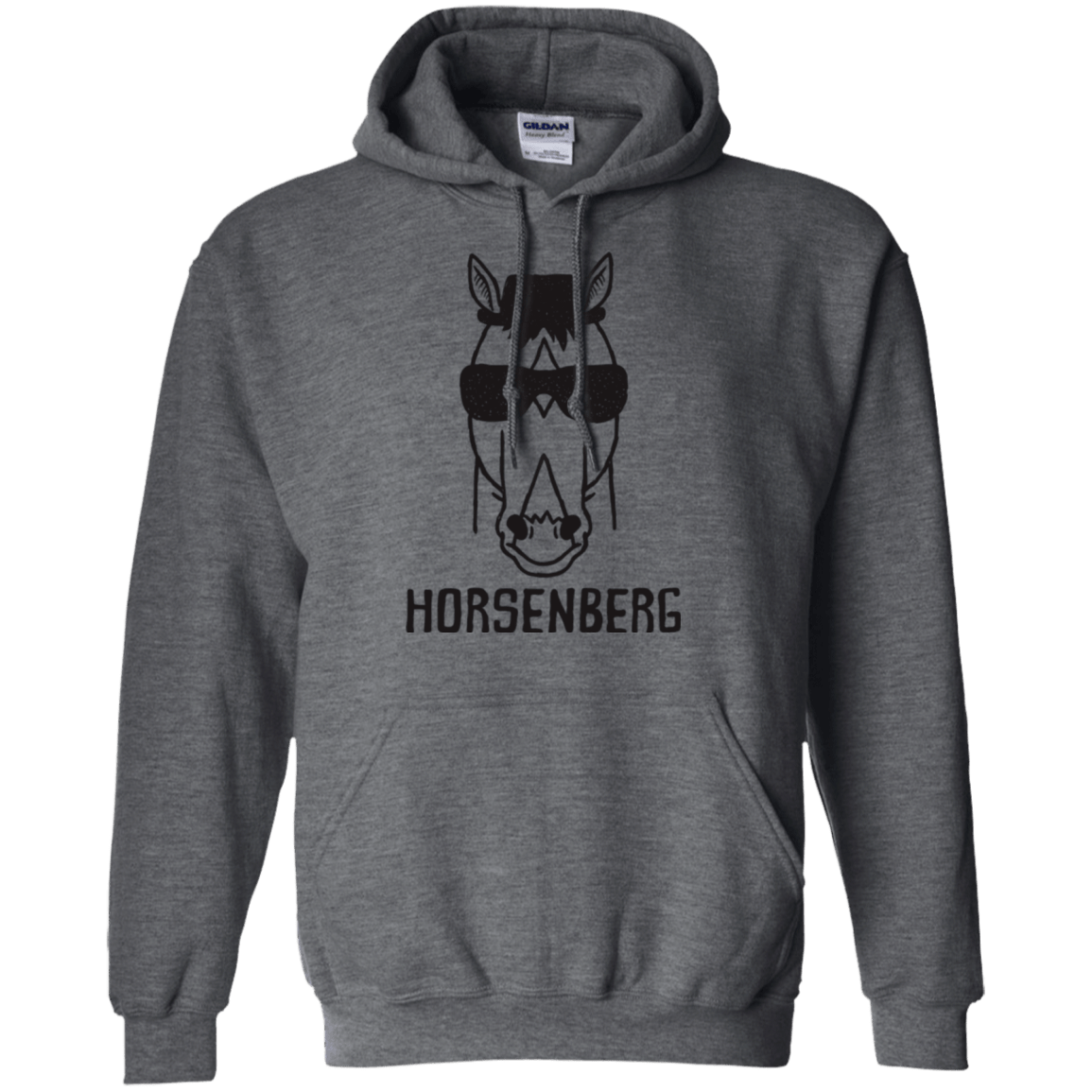 Sweatshirts Dark Heather / S Horsenberg Pullover Hoodie