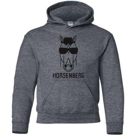 Sweatshirts Dark Heather / YS Horsenberg Youth Hoodie