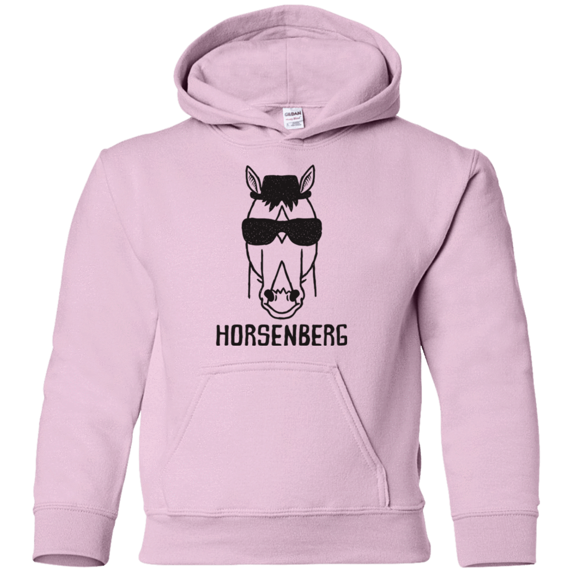 Sweatshirts Light Pink / YS Horsenberg Youth Hoodie