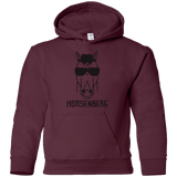Sweatshirts Maroon / YS Horsenberg Youth Hoodie