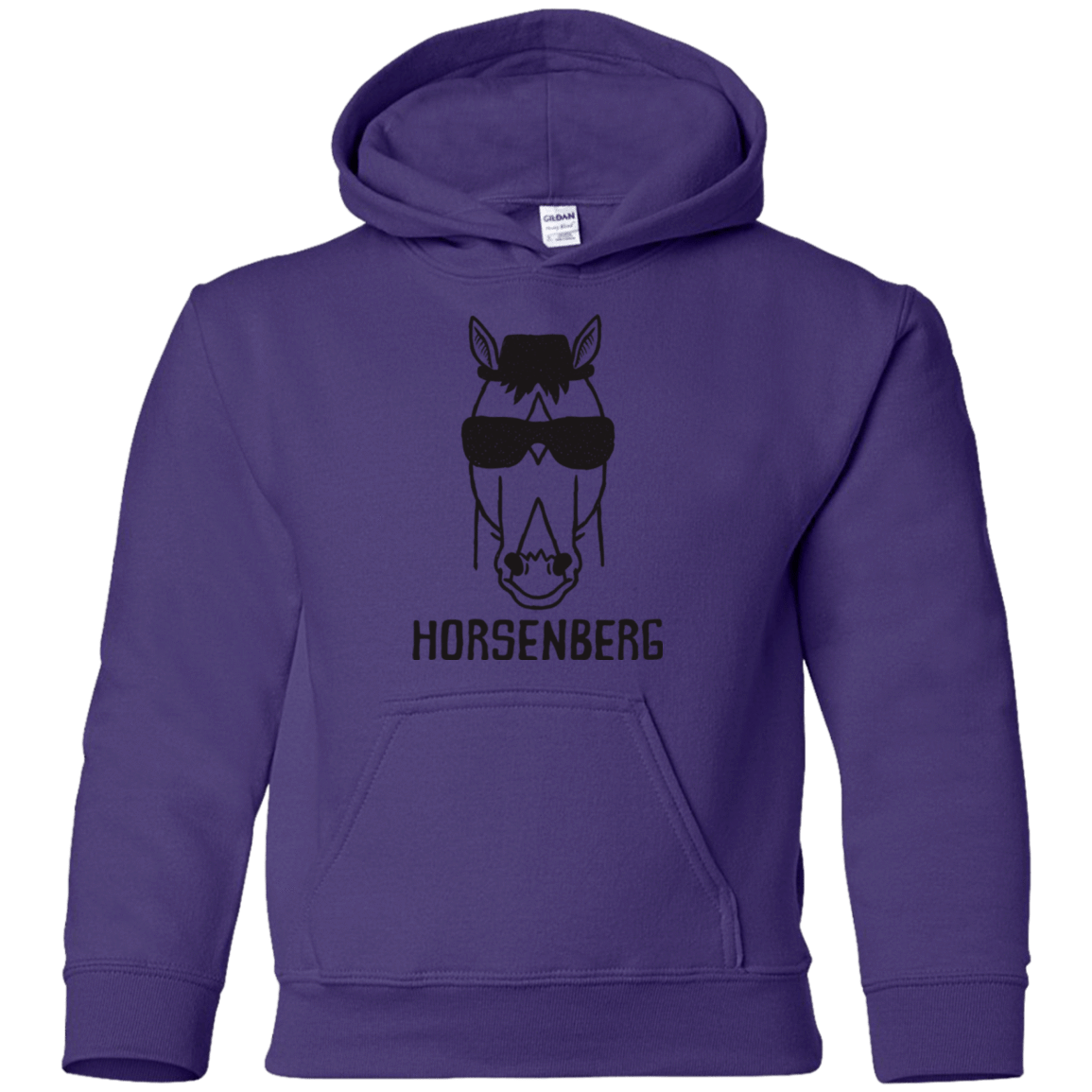 Sweatshirts Purple / YS Horsenberg Youth Hoodie