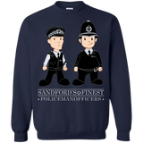 Sweatshirts Navy / Small Hot Fuzz Crewneck Sweatshirt