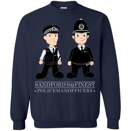 Sweatshirts Navy / Small Hot Fuzz Crewneck Sweatshirt