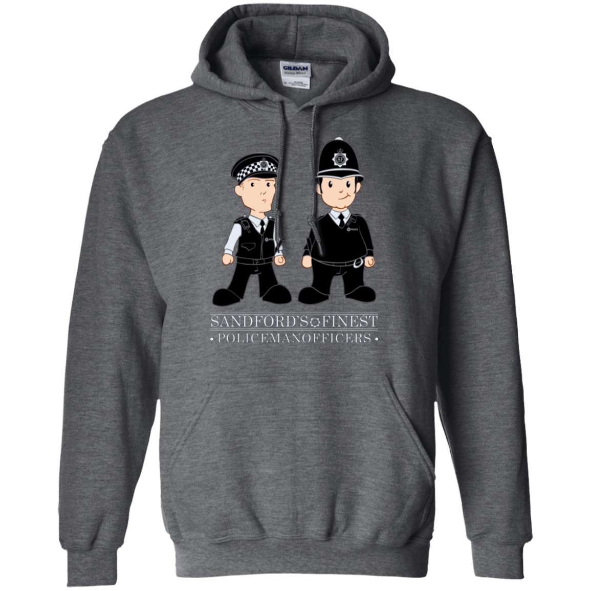 Sweatshirts Dark Heather / Small Hot Fuzz Pullover Hoodie