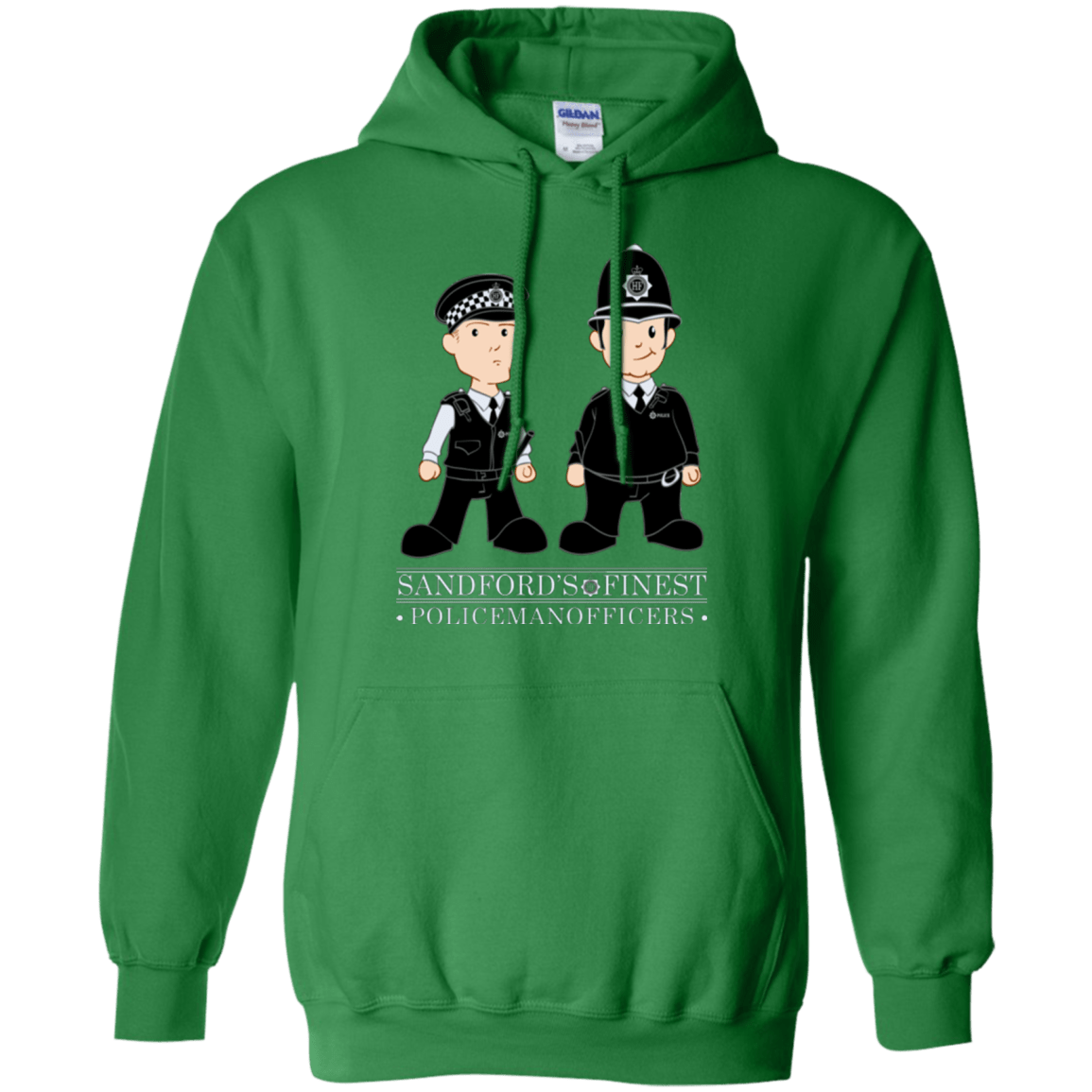 Sweatshirts Irish Green / Small Hot Fuzz Pullover Hoodie