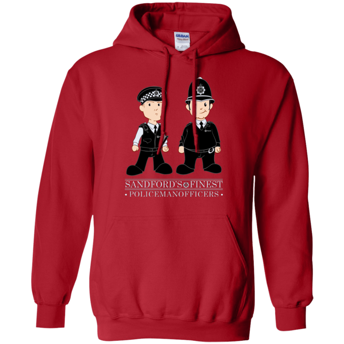 Sweatshirts Red / Small Hot Fuzz Pullover Hoodie