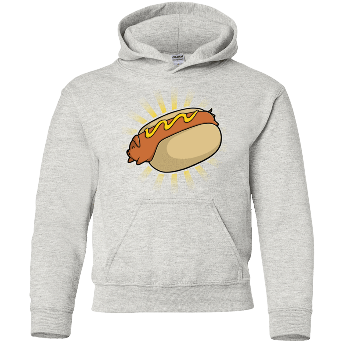 Sweatshirts Ash / YS Hotdog Youth Hoodie