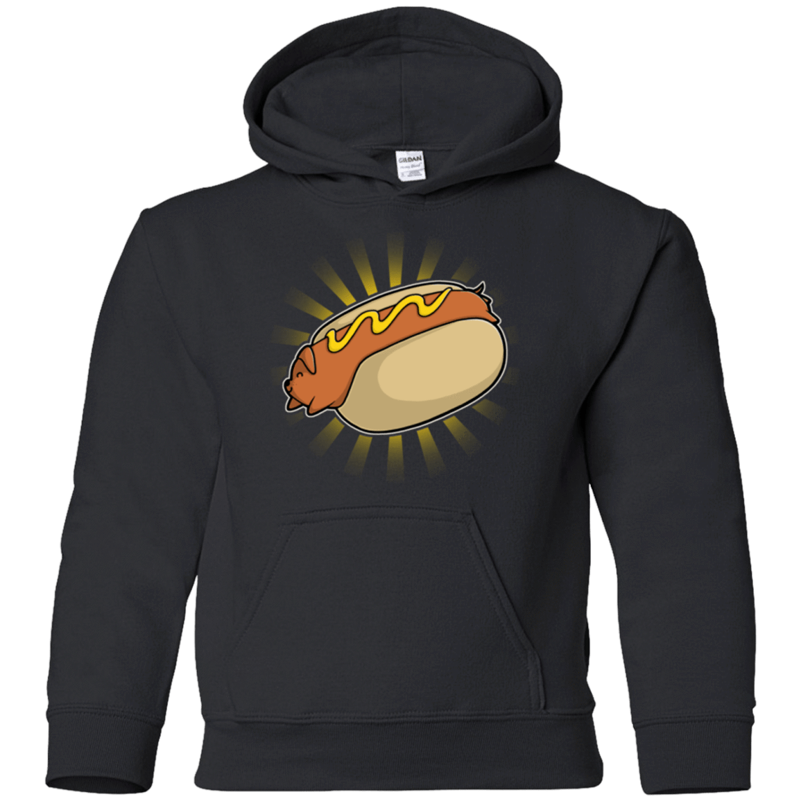 Sweatshirts Black / YS Hotdog Youth Hoodie