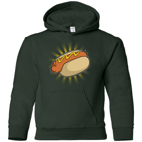 Sweatshirts Forest Green / YS Hotdog Youth Hoodie