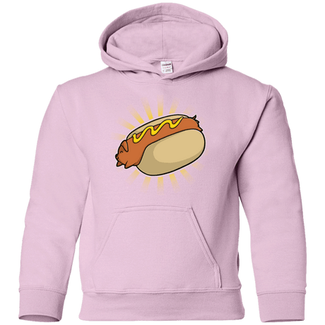 Sweatshirts Light Pink / YS Hotdog Youth Hoodie