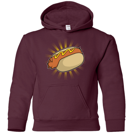 Sweatshirts Maroon / YS Hotdog Youth Hoodie