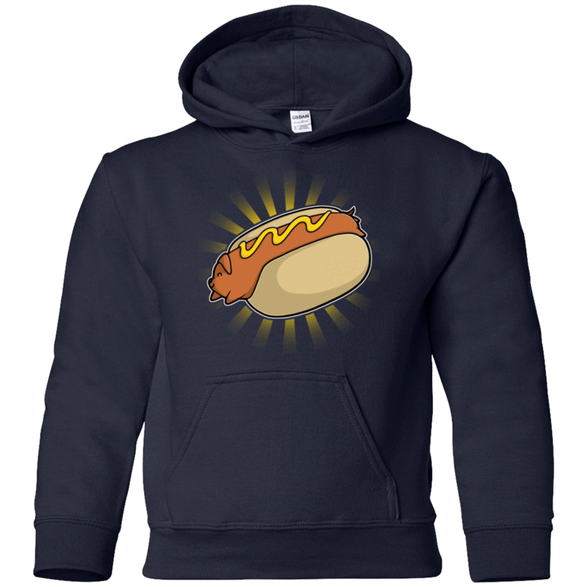 Sweatshirts Navy / YS Hotdog Youth Hoodie