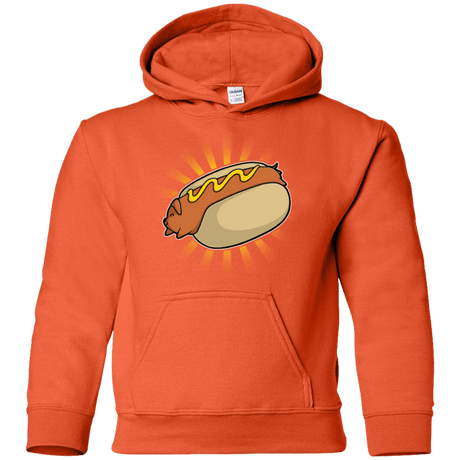 Sweatshirts Orange / YS Hotdog Youth Hoodie