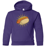 Sweatshirts Purple / YS Hotdog Youth Hoodie