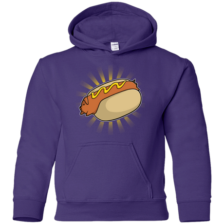 Sweatshirts Purple / YS Hotdog Youth Hoodie
