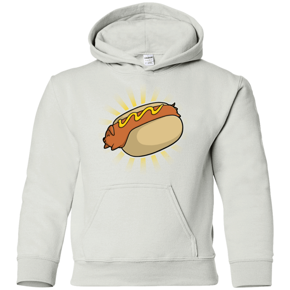 Sweatshirts White / YS Hotdog Youth Hoodie