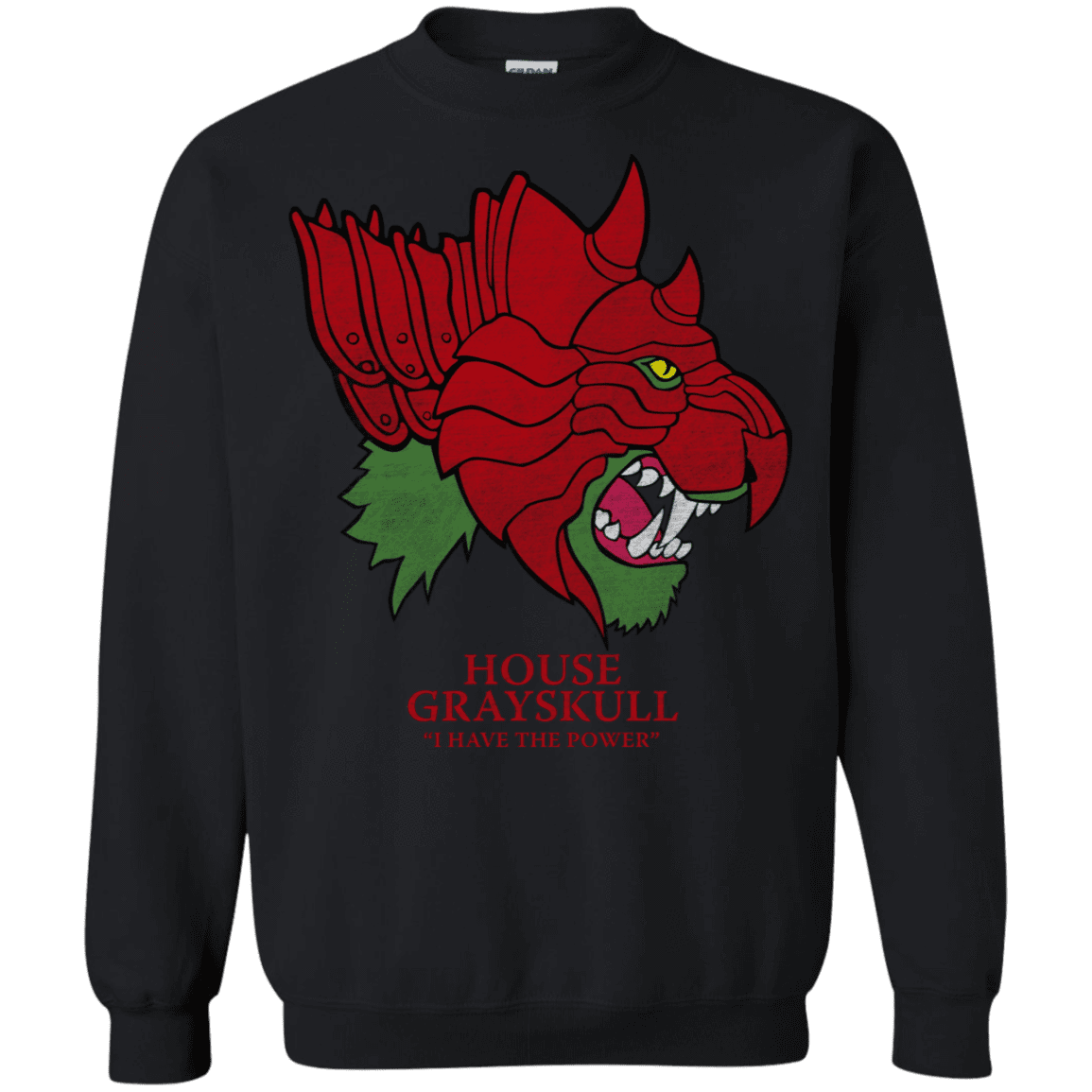 Sweatshirts Black / S House Grayskull Crewneck Sweatshirt