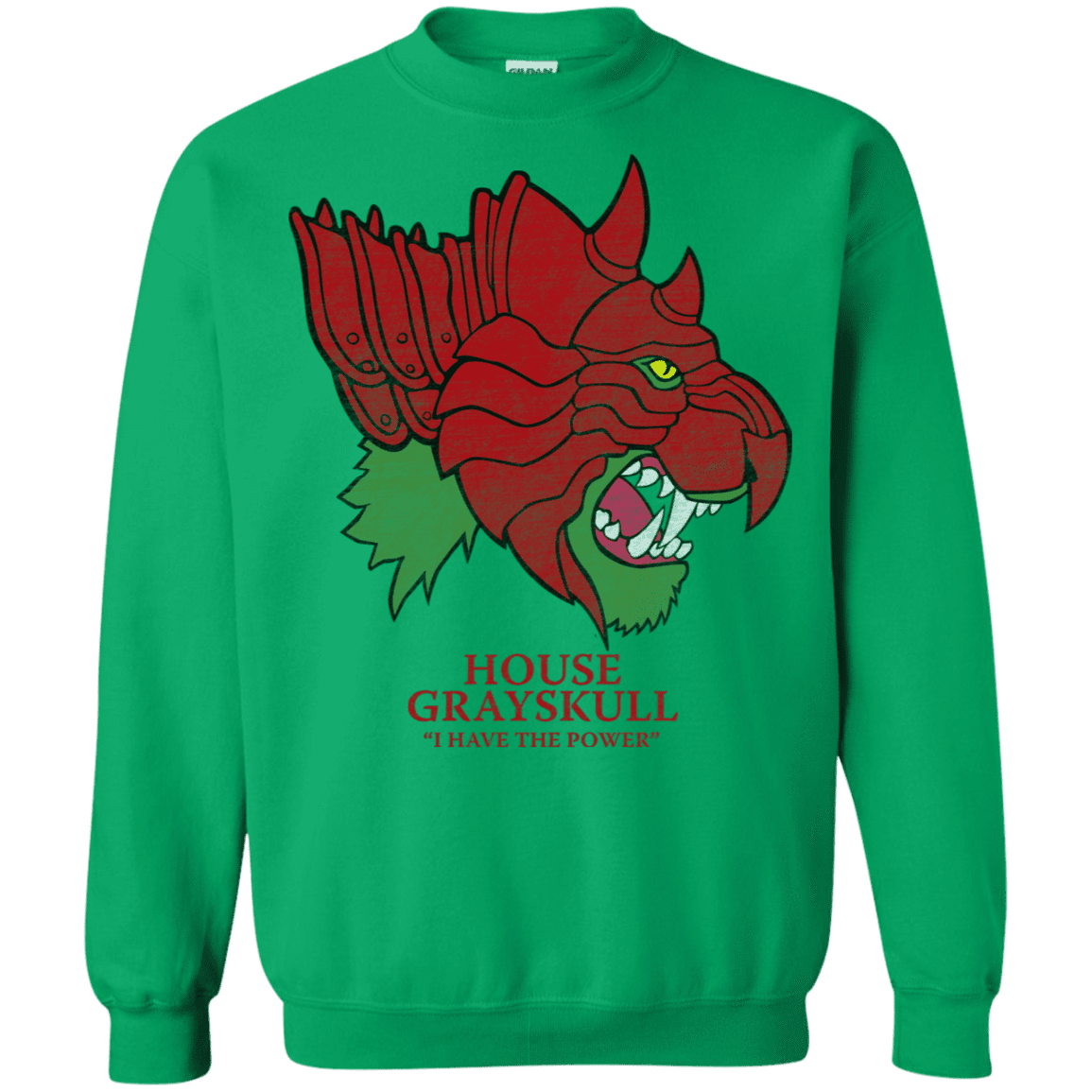 Sweatshirts Irish Green / S House Grayskull Crewneck Sweatshirt