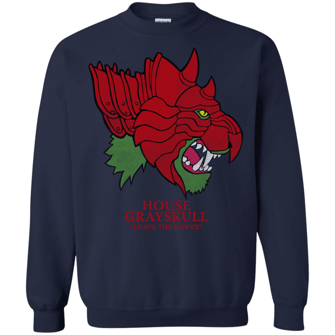 Sweatshirts Navy / S House Grayskull Crewneck Sweatshirt
