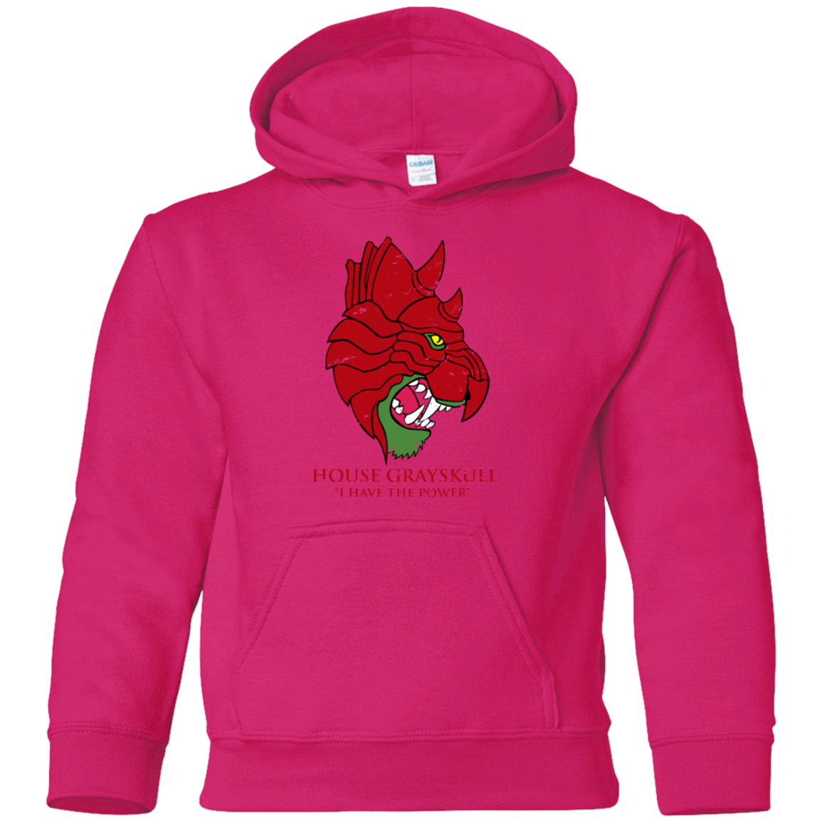 Sweatshirts Heliconia / YS House GraySkull Youth Hoodie