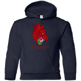 Sweatshirts Navy / YS House GraySkull Youth Hoodie