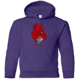 Sweatshirts Purple / YS House GraySkull Youth Hoodie