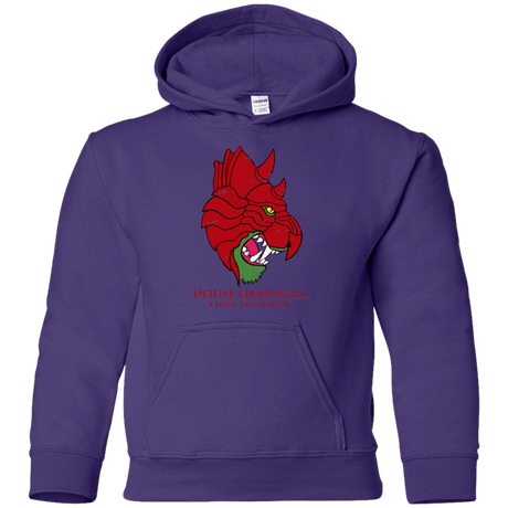 Sweatshirts Purple / YS House GraySkull Youth Hoodie