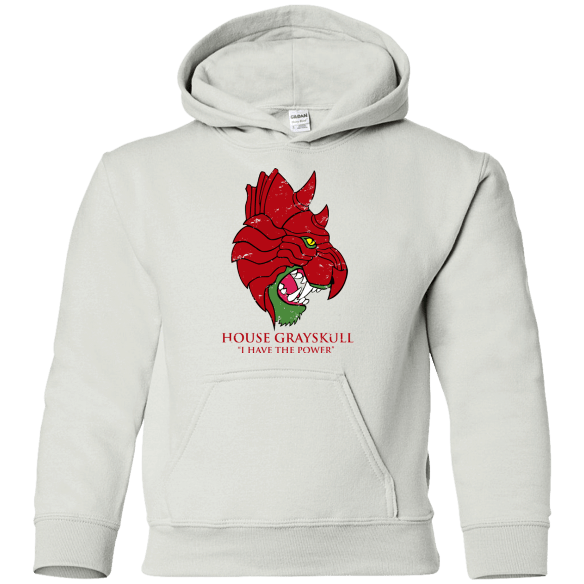 Sweatshirts White / YS House GraySkull Youth Hoodie