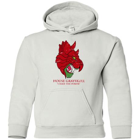 Sweatshirts White / YS House GraySkull Youth Hoodie