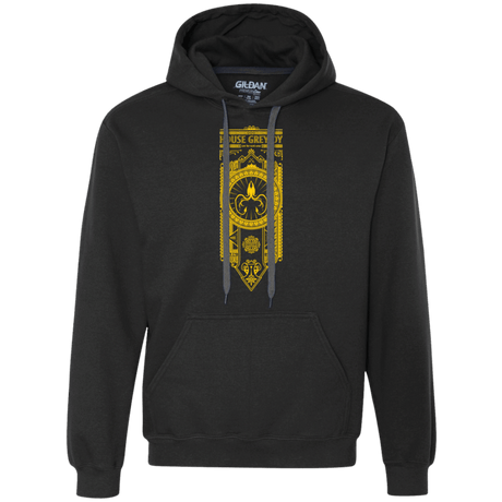 Sweatshirts Black / Small House Greyjoy Premium Fleece Hoodie