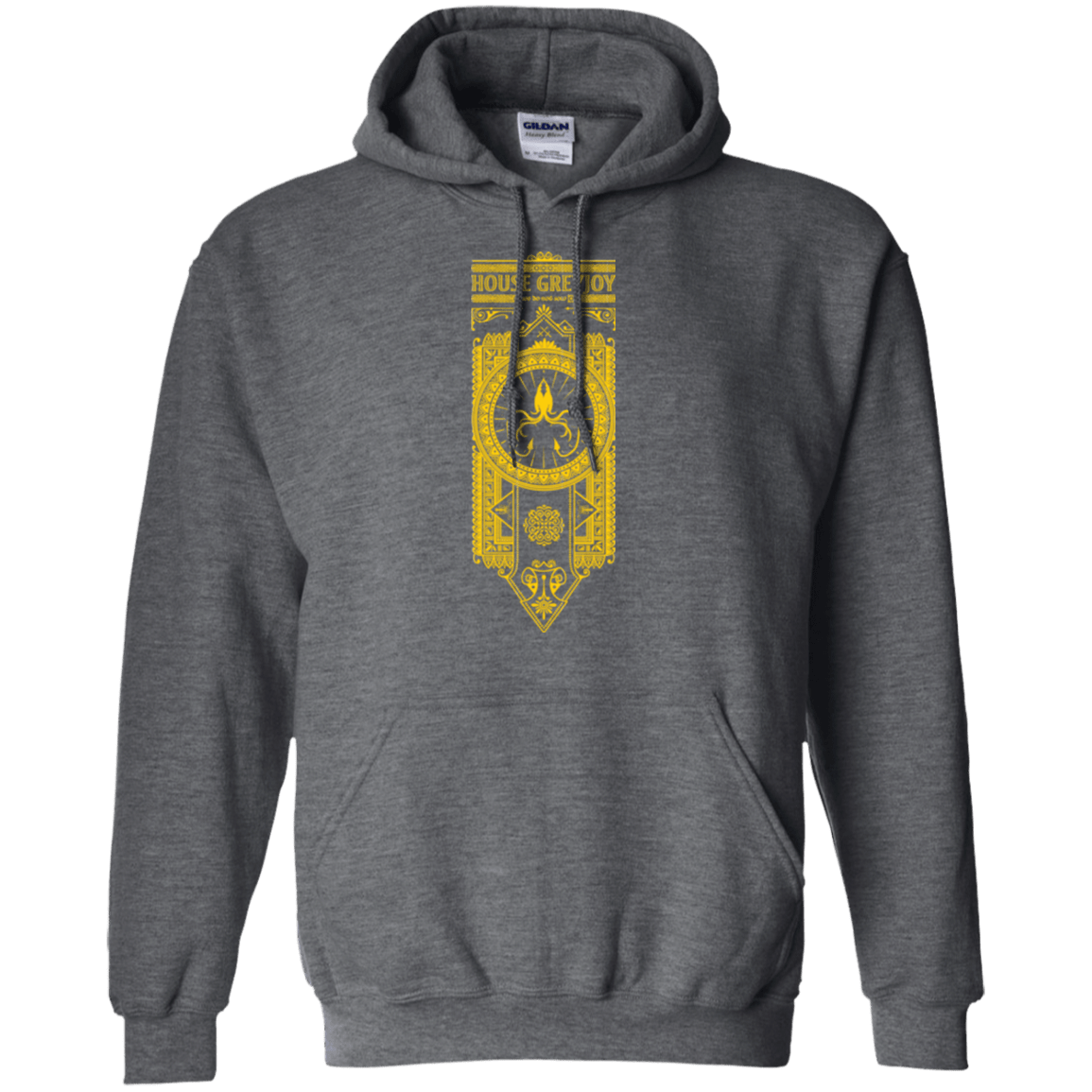 Sweatshirts Dark Heather / Small House Greyjoy Pullover Hoodie