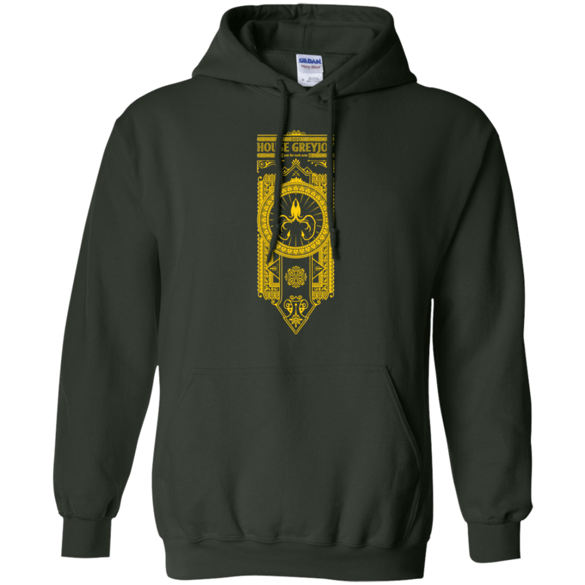 Sweatshirts Forest Green / Small House Greyjoy Pullover Hoodie