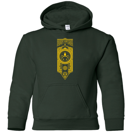 Sweatshirts Forest Green / YS House Greyjoy Youth Hoodie