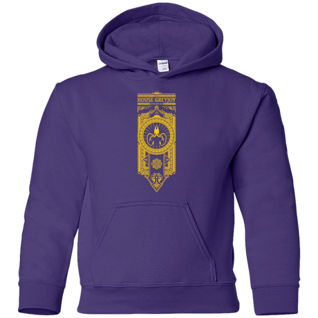 Sweatshirts Purple / YS House Greyjoy Youth Hoodie
