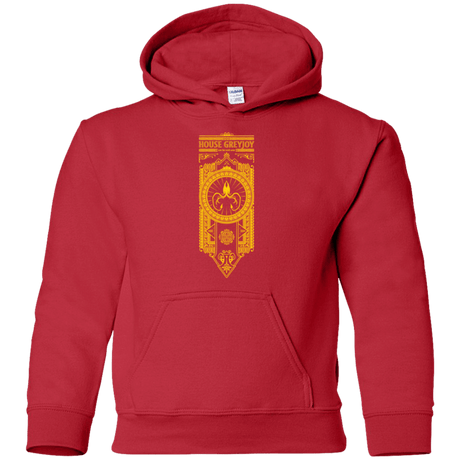 Sweatshirts Red / YS House Greyjoy Youth Hoodie