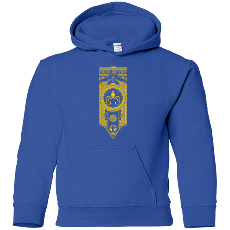 Sweatshirts Royal / YS House Greyjoy Youth Hoodie