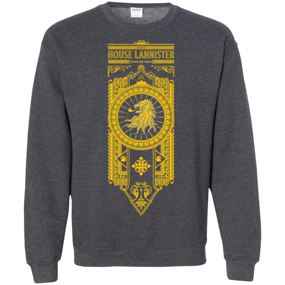 Sweatshirts Dark Heather / Small House Lannister (1) Crewneck Sweatshirt