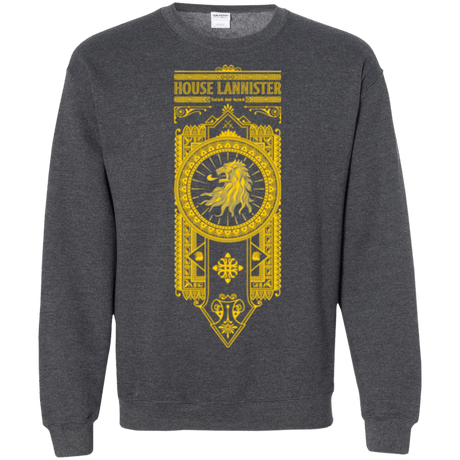 Sweatshirts Dark Heather / Small House Lannister (1) Crewneck Sweatshirt