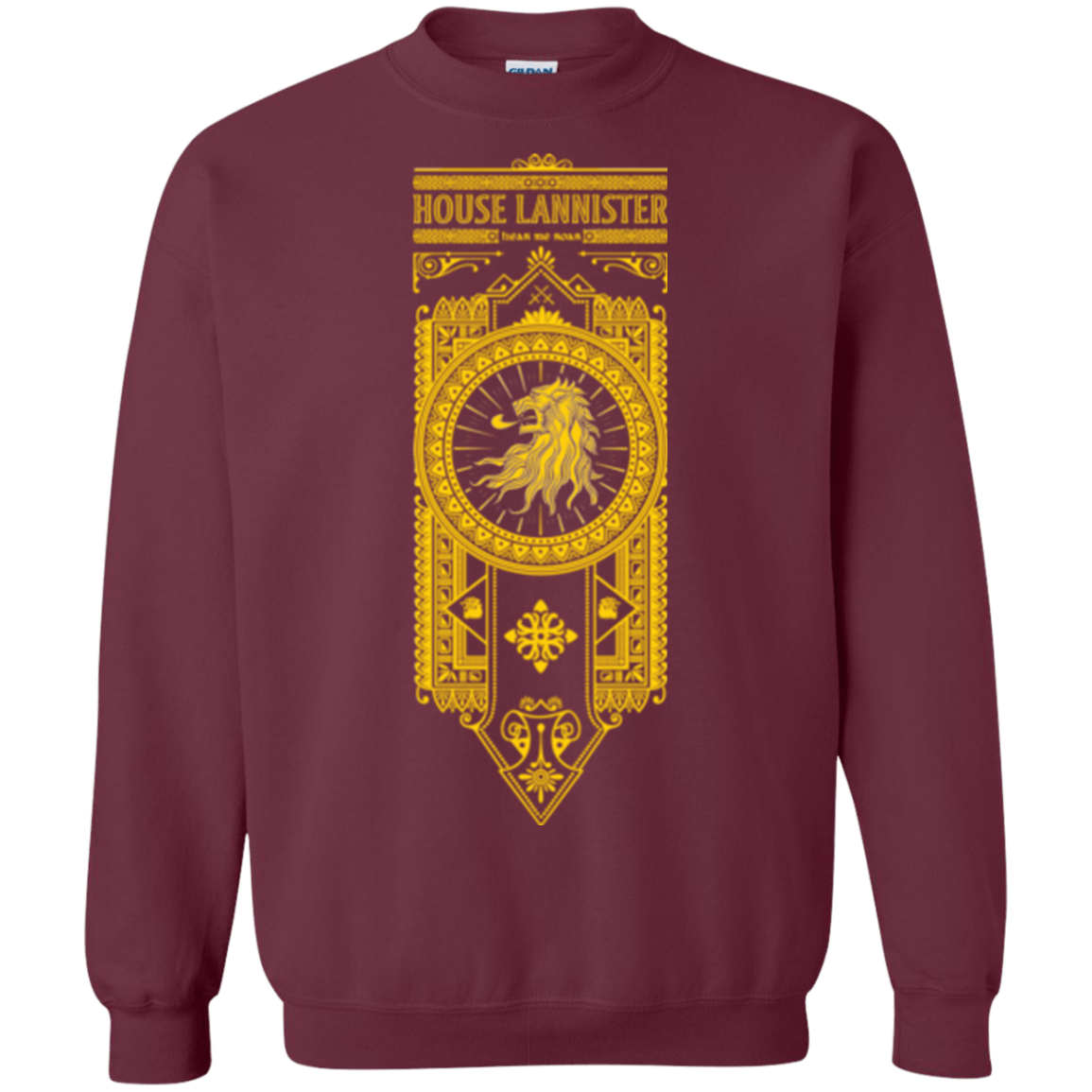 Sweatshirts Maroon / Small House Lannister (1) Crewneck Sweatshirt