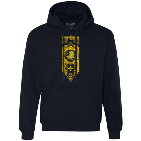 Sweatshirts Navy / Small House Lannister (1) Premium Fleece Hoodie