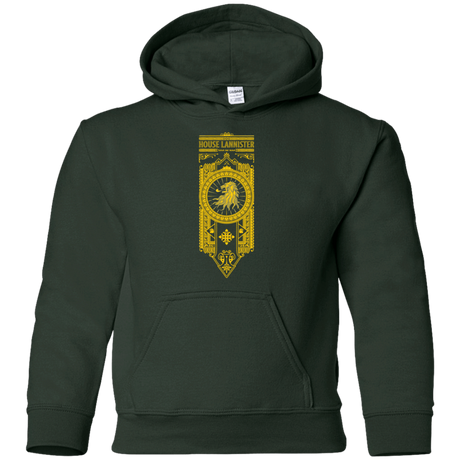 Sweatshirts Forest Green / YS House Lannister (1) Youth Hoodie