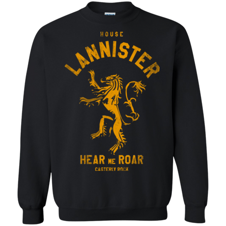Sweatshirts Black / Small House Lannister Crewneck Sweatshirt