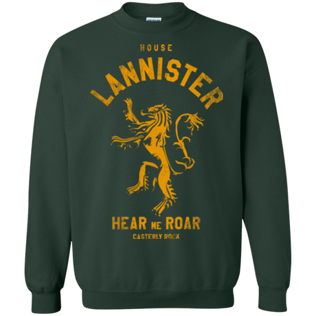 Sweatshirts Forest Green / Small House Lannister Crewneck Sweatshirt