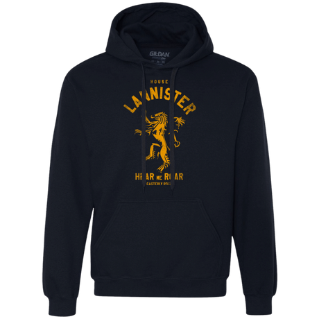 Sweatshirts Navy / Small House Lannister Premium Fleece Hoodie
