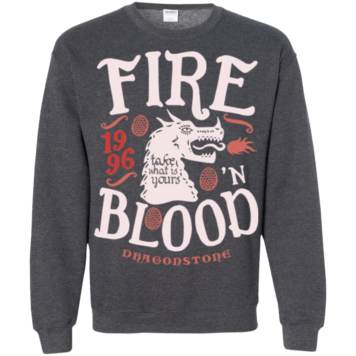 Sweatshirts Dark Heather / Small House of Dragons Crewneck Sweatshirt