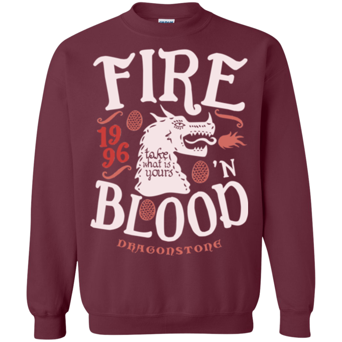 Sweatshirts Maroon / Small House of Dragons Crewneck Sweatshirt
